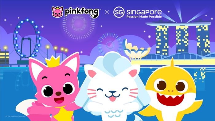 핑크퐁​​·아기상어, 싱가포르관광청 캐릭터 파트너 채택